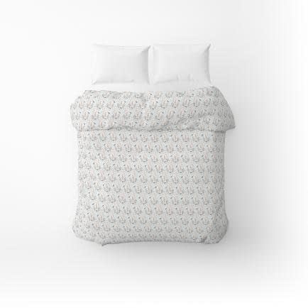 Фото -Підковдра бязева Home Line "Цвітіння трав" (блакитний) 145х215см 176889