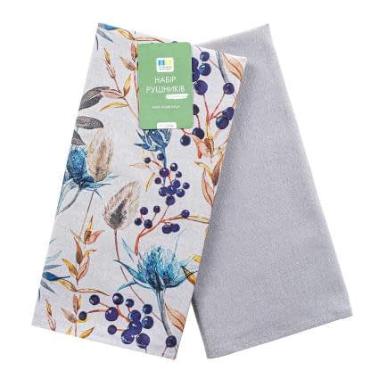 Фото -Набір кухонних рушників 40х60 Трави 192328