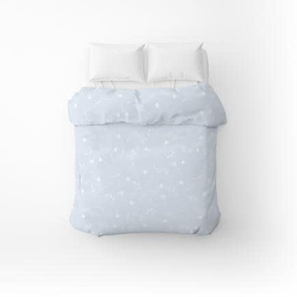 Фото -Підковдра бязева Home Line "Волошки" (білі на блакитному) 145х215см 173542