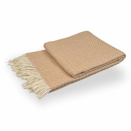 Фото -Плед "Жасмін" (біло-світло-бежевий)  140х200см 129777