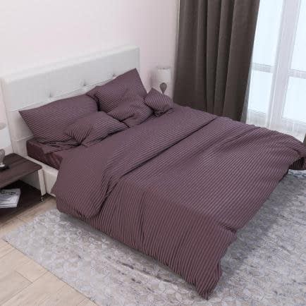 Фото -Семейный комплект постельного белья Home Line (коричневый) 162425