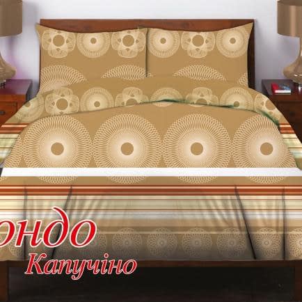 Фото -Полуторный комплект постельного белья Home Line "Рондо" (капучино) 50х70 134705