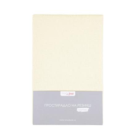 Фото -Простирадло махрове на резинці Home Line 90х200см (айворі) 174313