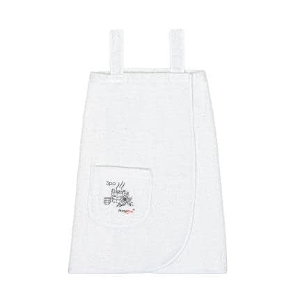 Фото -Сарафан махровый Home Line с вышивкой (белый) XXL/XXXL в сумке 178922
