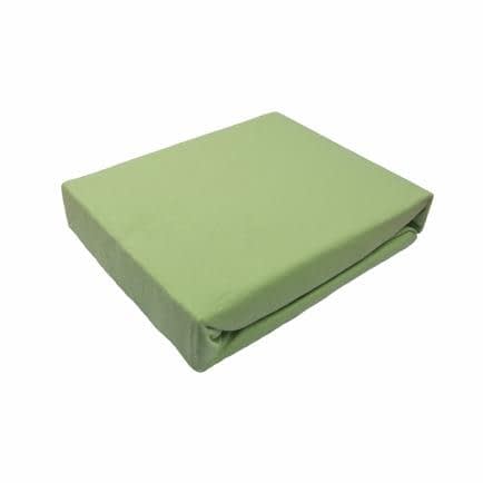 Фото -Простирадло трикотажне на резинці (салатове) 180х200см 142640