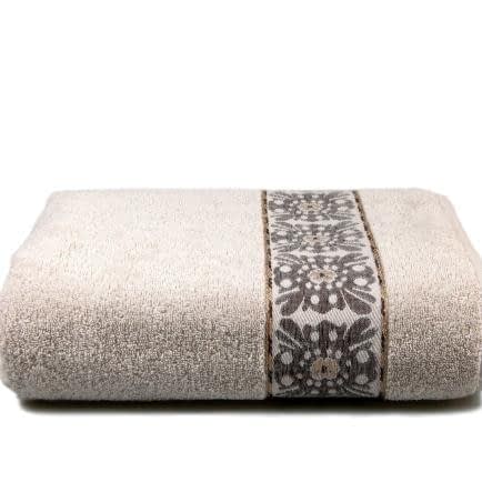 Фото -Рушник махровий Home Line "Oriental" (світло-сірий), 70х130см 110522