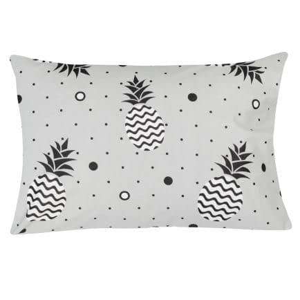 Фото -Наволочка бязева Home Line "Ананас" (сірий) 50х70см 165227