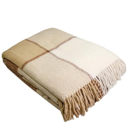 Фото -Плед TAC "Ельф" (бежево-теракотовий) 200х220см 114974