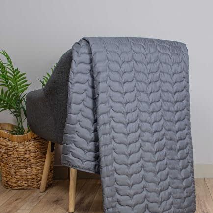 Фото -Покривало стьобане Home Line 160х210 Графіт 192195