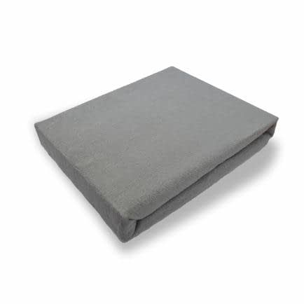 Фото -Простирадло махрове на резинці (сіре) 200х200см 142674