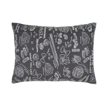 Фото -Подушка декоративна HomeLine (графіт/грета сіра) 183429