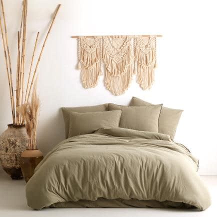 Фото -Сімейний комплект постільної білизни Limasso "Akdeniz yeaili" (оливковий) 160648