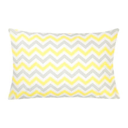 Фото -Наволочка бязева Home Line "Зіг заг" (сіро-жовтий) 50х70см 165225