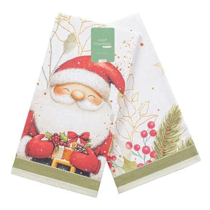 Фото -Набір кухонних рушників Різдвяні подарунки 40х60 190841