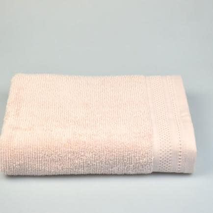 Фото -Полотенце махровое Home Line "Microcotton" (розовое), 68х127см 126266