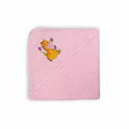 Фото -Рушник (куточок) махровий Home Line для малюків (рожевий), 75х75см 121752