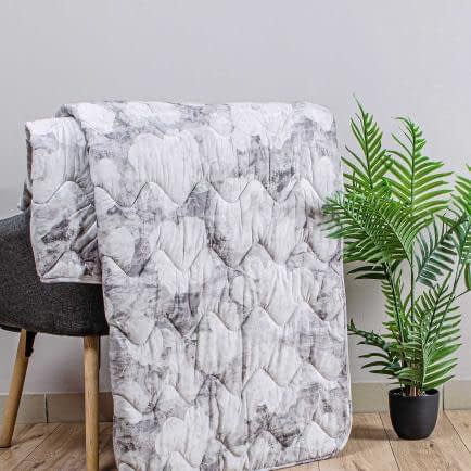 Фото -Ковдра стьобана Home Line білі троянди 155х210см 192559