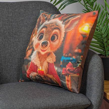 Фото -Подушка декоративна Home Line "Оленя Санта" 189233