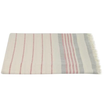 Фото -Рушник тканий "Пештемаль" (молочний) 90х150см 153903