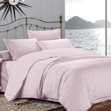 Фото -Евро комплект постельного белья Home Line "Сатин Люкс" (розовый) 155261