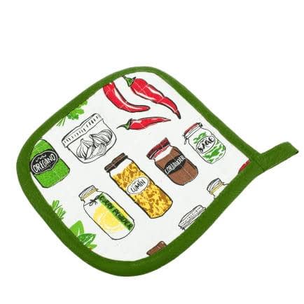 Фото -Прихватка Home Line "Спеції" (зелений) 20х20см 162153