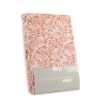 Фото -Простирадло трикотажне на резинці "Троянди" 140х200см 150704