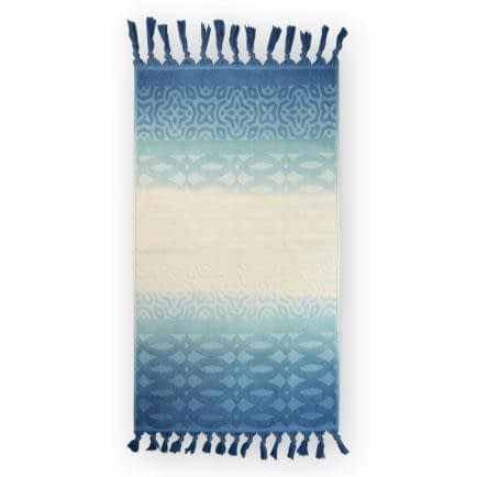 Фото -Рушник махровий Home Line "Ocean" (синій), 68х127см 126260