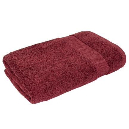 Фото -Махровое полотенце (бордовый) 70х140см 161679