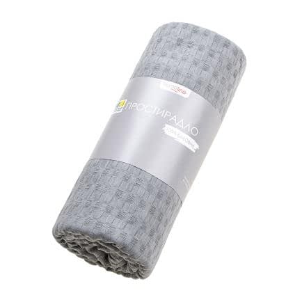 Фото -Простирадло вафельне Home Line 160х200 см сірий 190680