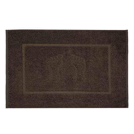 Фото -Килимок махровий для ніг 50х70см шоколадний 196567