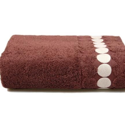 Фото -Рушник махровий Home Line "Balls" (коричневий), 70х140см 104964