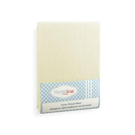 Фото -Простирадло махрове на резинці Home Line (кремове) 180х200см 113830