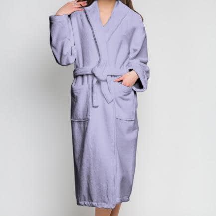 Фото -Халат махровий L/XL (ліловий) 117081