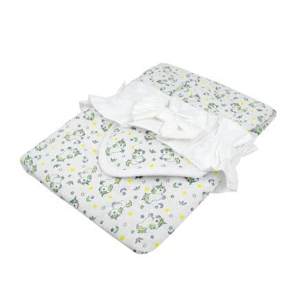 Фото -Конверт для новонародженого 80х90см (зелений) "Єдиноріг" 161765