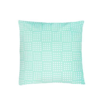 Фото -Наволочка бязева Home Line "Клітинка бірюзова" 70х70см 165372