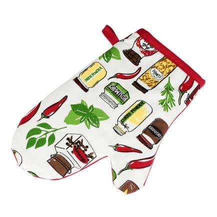 Фото -Рукавичка Home Line "Спеції" (червоний) 19х30см 162156