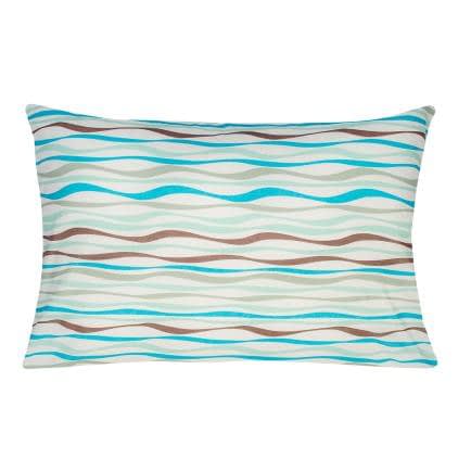 Фото -Наволочка бязева Home Line "Хвиля" (бірюзовий) 50х70см 163835