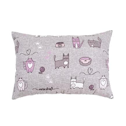 Фото -Подушка декоративна Home Line "Кіт на кухні" (сіро-бузковий) 35х50см 175280