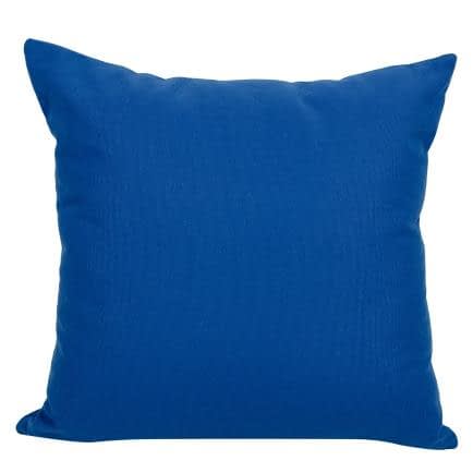 Фото -Подушка декоративная с отдельным чехлом на молнии Home Line (синяя) 35х35см 157068