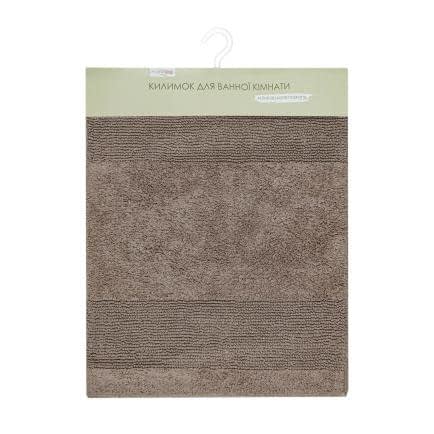 Фото -Килимок для ванної "Stripes" (сіро-коричневий) 50х65см 179636