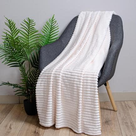 Фото -Плед флісовий Фланель молочний 200х220 191742