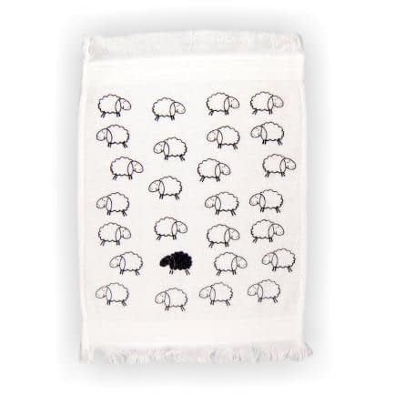 Фото -Рушник махровий кухонний Akipek "Чорна овечка" 44х66см 123329