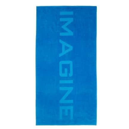 Фото -Полотенце велюровое "Imagine" (синий) 90х180см 163343