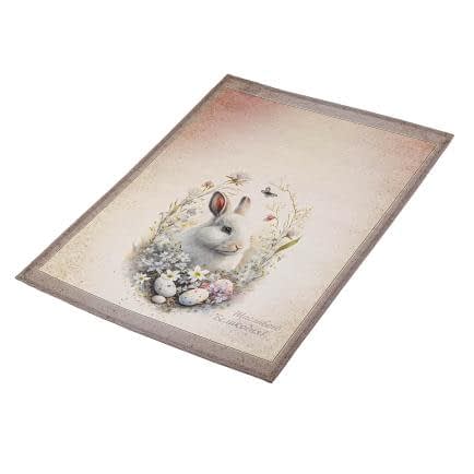 Фото -Рушник великодній Крольченя та крашанки 40х60 см 192503
