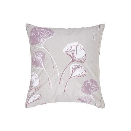 Фото -Наволочка бязева "Гінко Білоба" (бежево-ліловий) 70х70см 174755