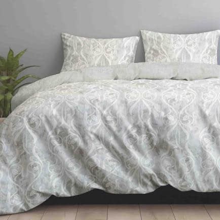 Фото -Комплект постільної білизни півтораспальний Home Line сатин твіл Вензель браш (ПВХ упаковка)