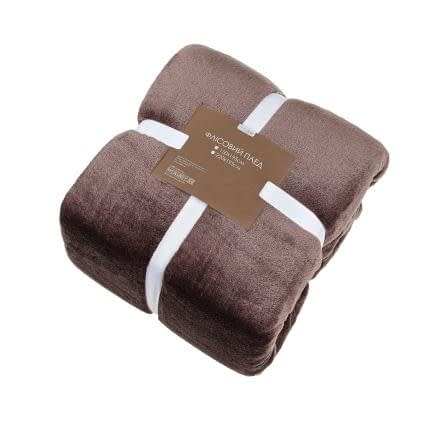 Фото -Плед фланель Home Line (темний шоколад) 195х220см 183201