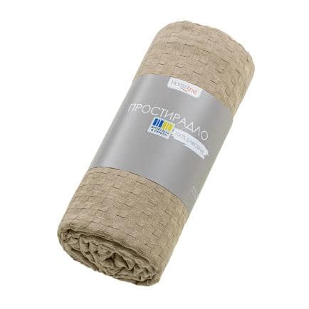 Фото -Простирадло вафельне Home Line 160х200 см бежевий 190682