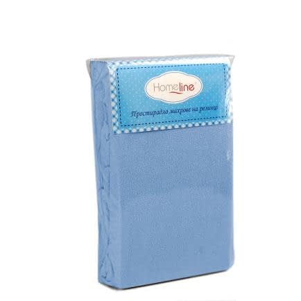 Фото -Простирадло махрове на резинці Home Line (блакитне) 180х200см 110502