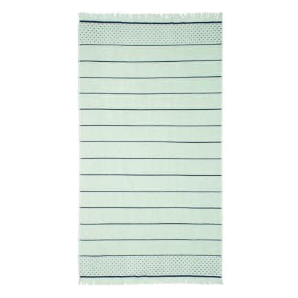 Фото -Рушник махровий "Вензель" (ментоловий) 90х160см 163299